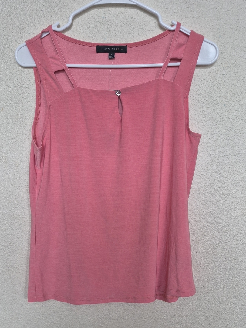 Atelier 29 Pink Double-Strap Camisole - Picture 2 of 6